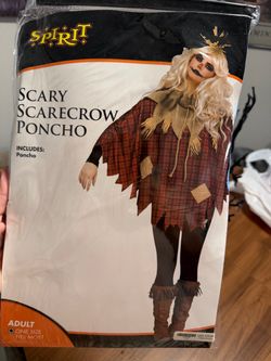 Scary Scarecrow Poncho