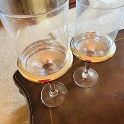 Glass Candle Holders