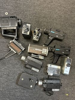 Lot Of Vintage Cameras (not Working)