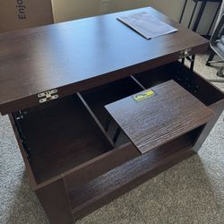 Lift Top Coffee Table With Hidden Storage