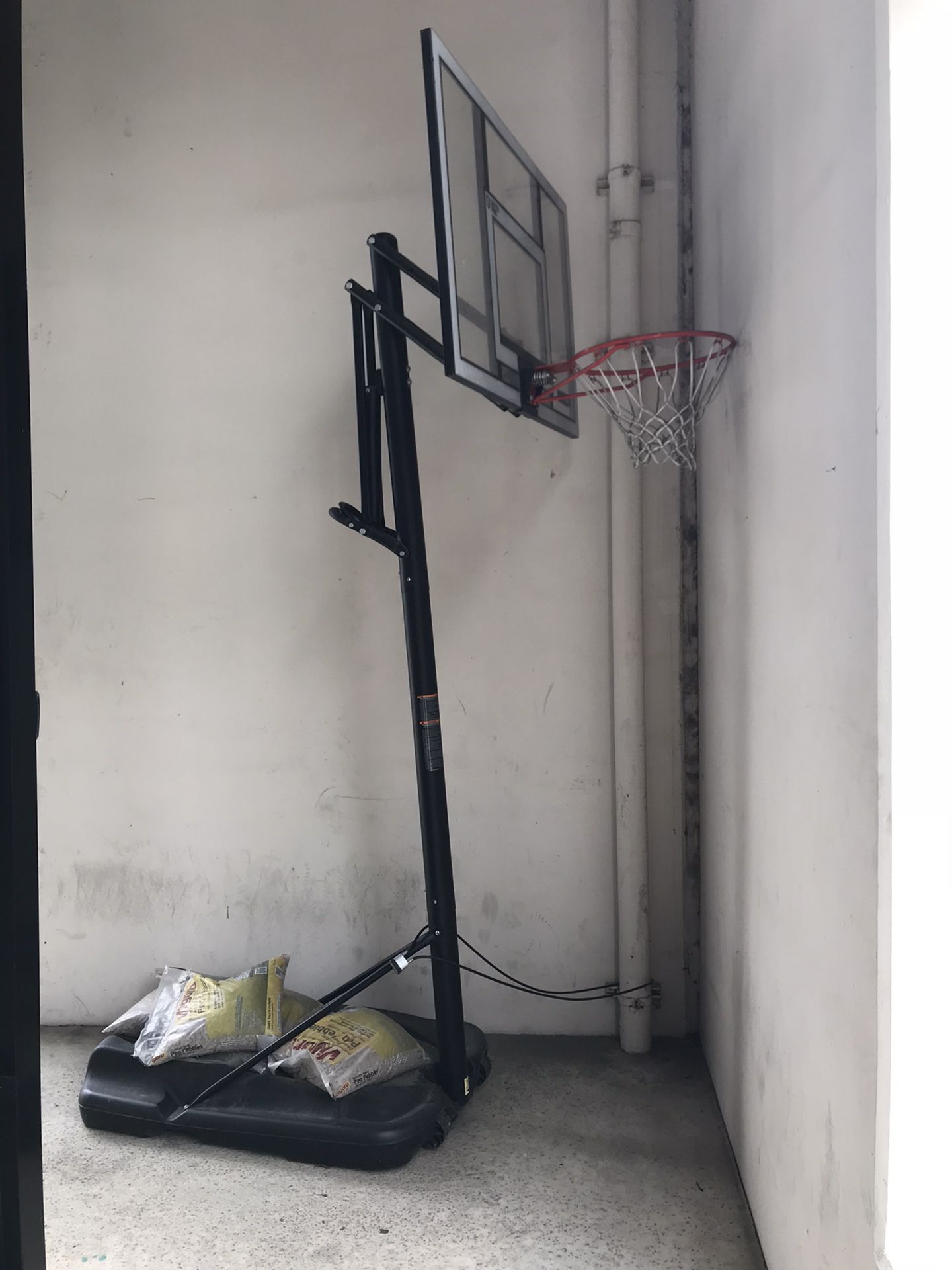 $220 - Like New - Lifetime Adjustable Portable Basketball Hoop with Shatterproof Backboard 