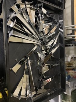 Heavy Duty Metal Shelf Brackets - 12”