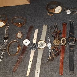 Watches $25 For All Need Batteries 