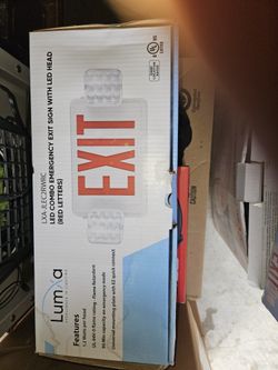 Exit Signs With LED Lights