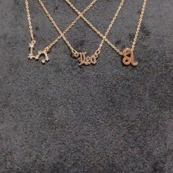 Horoscope Necklaces $10 Each Set