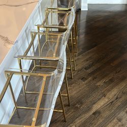4 CB2 Bar stools 