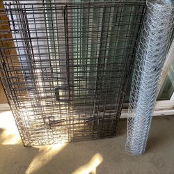 Large Dog Cage And Chicken Wire