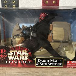 Maul Star Wars: Episode 1 Darth With Sith Speeder Large Doll Action Figure