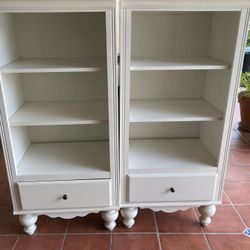 Book Shelves White Wood 