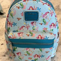 Loungefly Pink A La Mode Ariel Backpack 