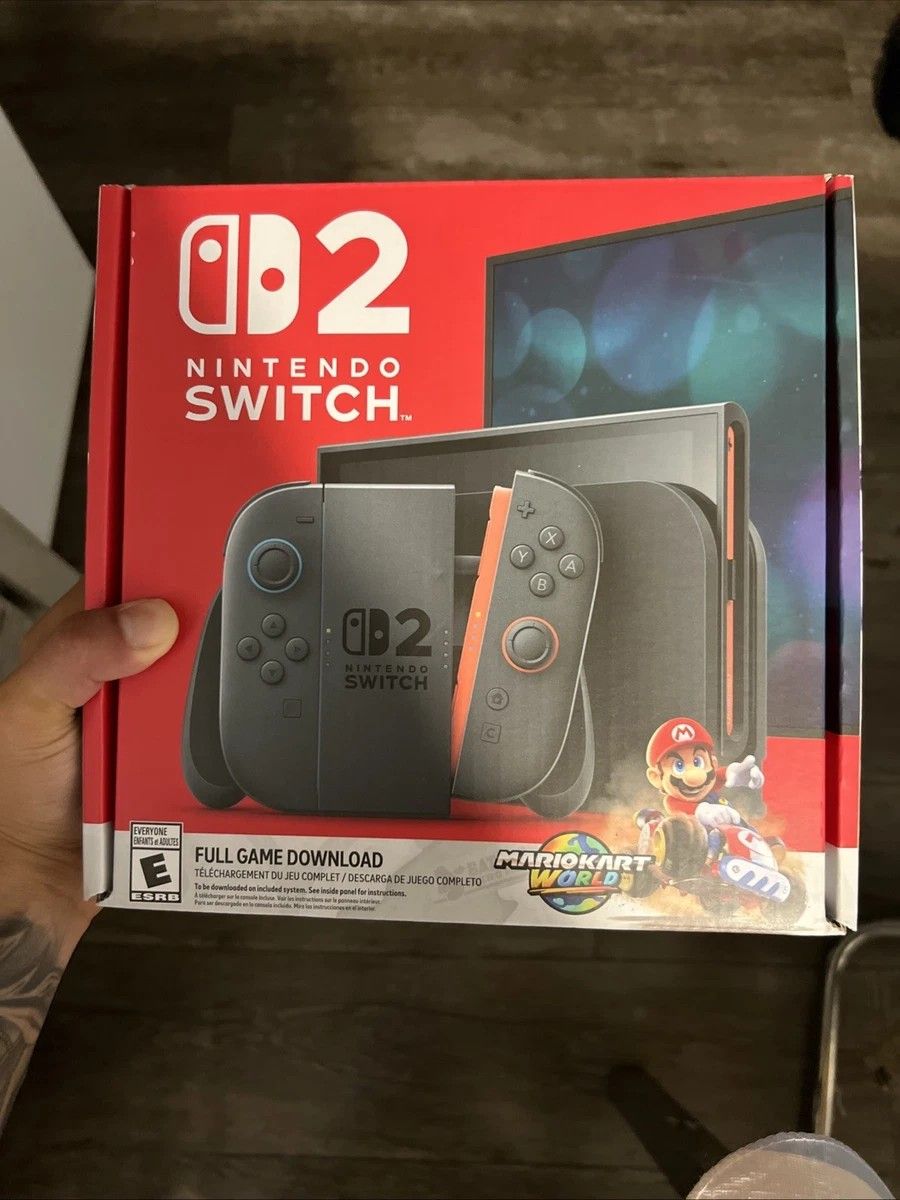 Nintendo Switch 2 Mario Kart World Bundle Brand New In Box Sealed Unused Comes With Receipt $440 Prices Firm