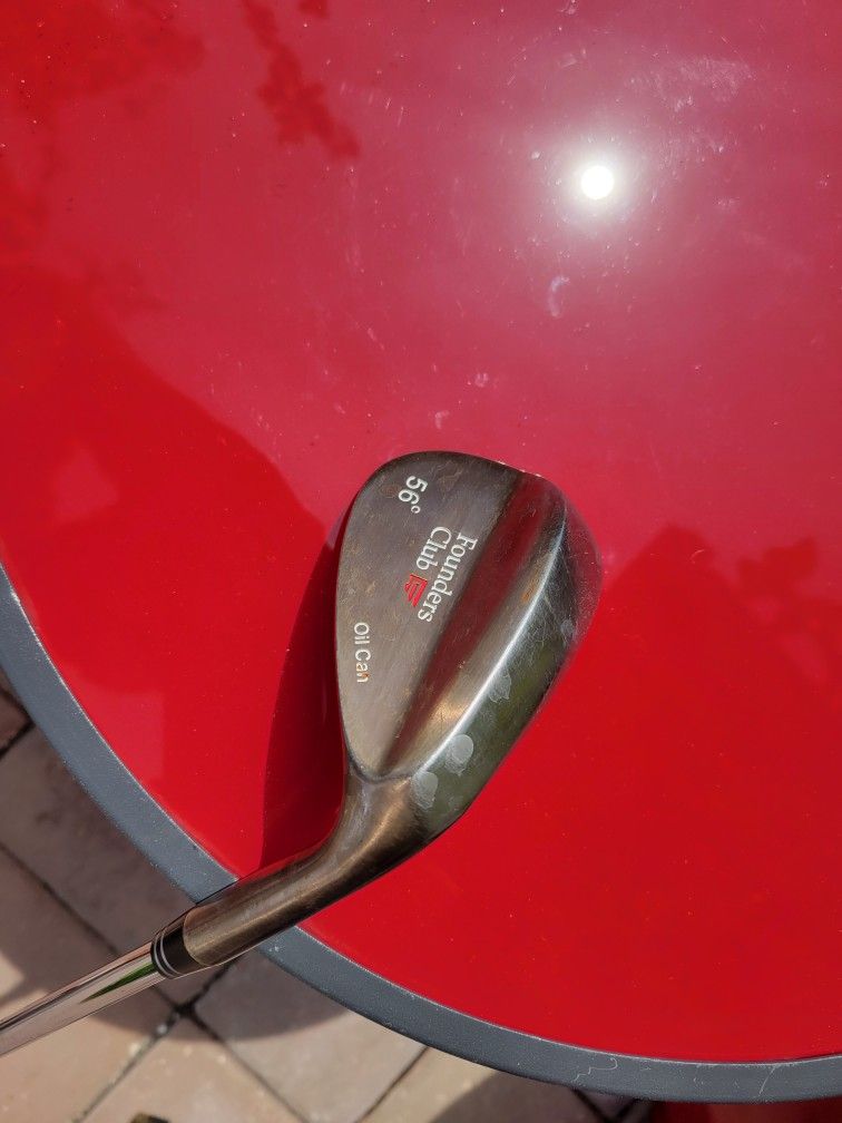Founders Club Oil Can 56* Sand Wedge Steel Shaft Wedge Flex RH