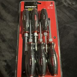 COREBILT  6 PIECES DEMOLITION SCREWDRIVER SET