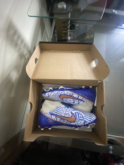 Blue JR ZM SUPERFLY 9 ACAD CR7 Cleats