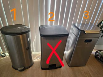 trash cans $30 each