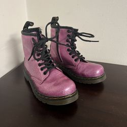 Dr Martens Junior 1460 8-Eye Glitter Boots -Kids- Size 11