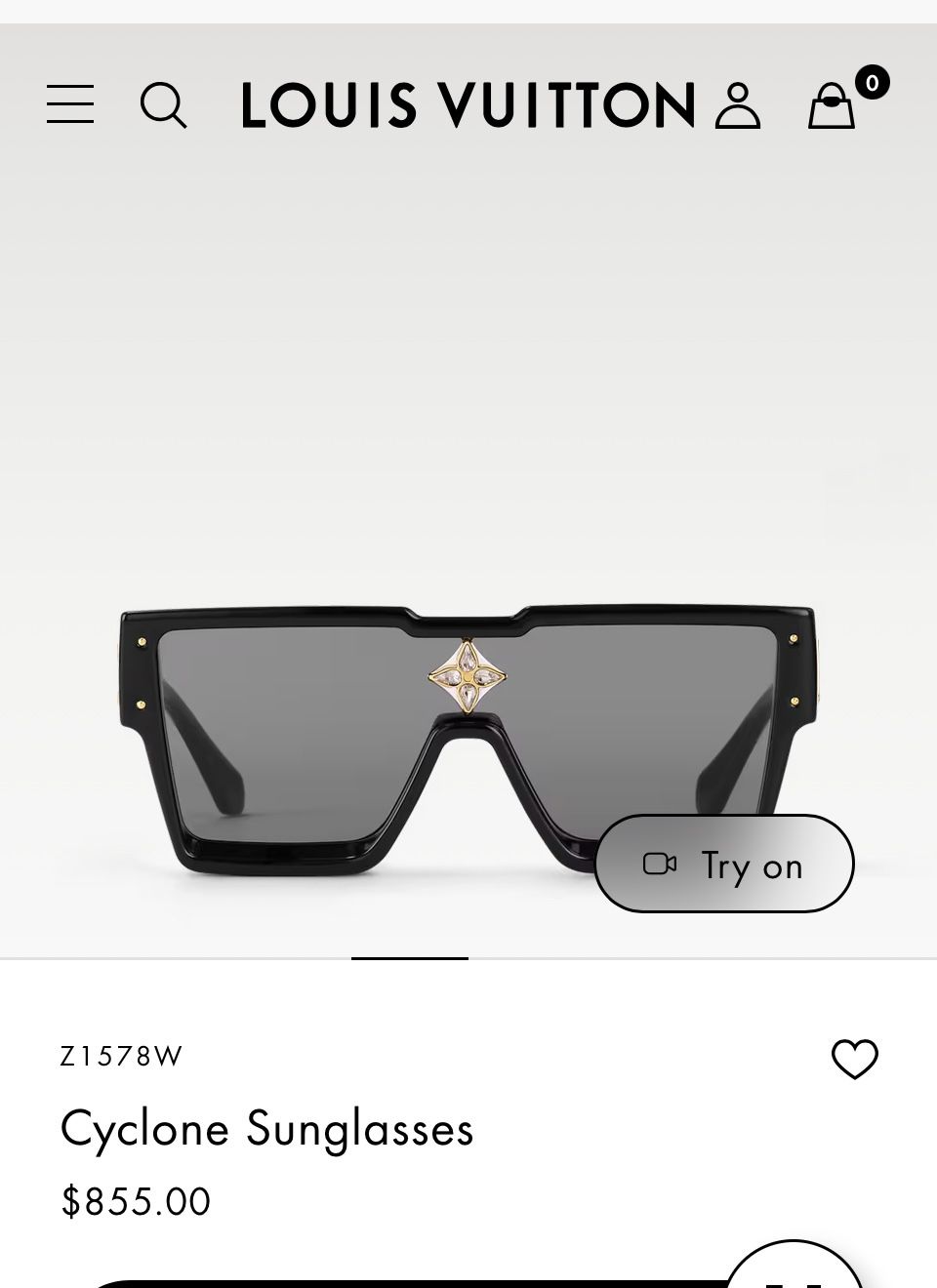 Louis Vuitton Man Sunglasses 100% Authentic