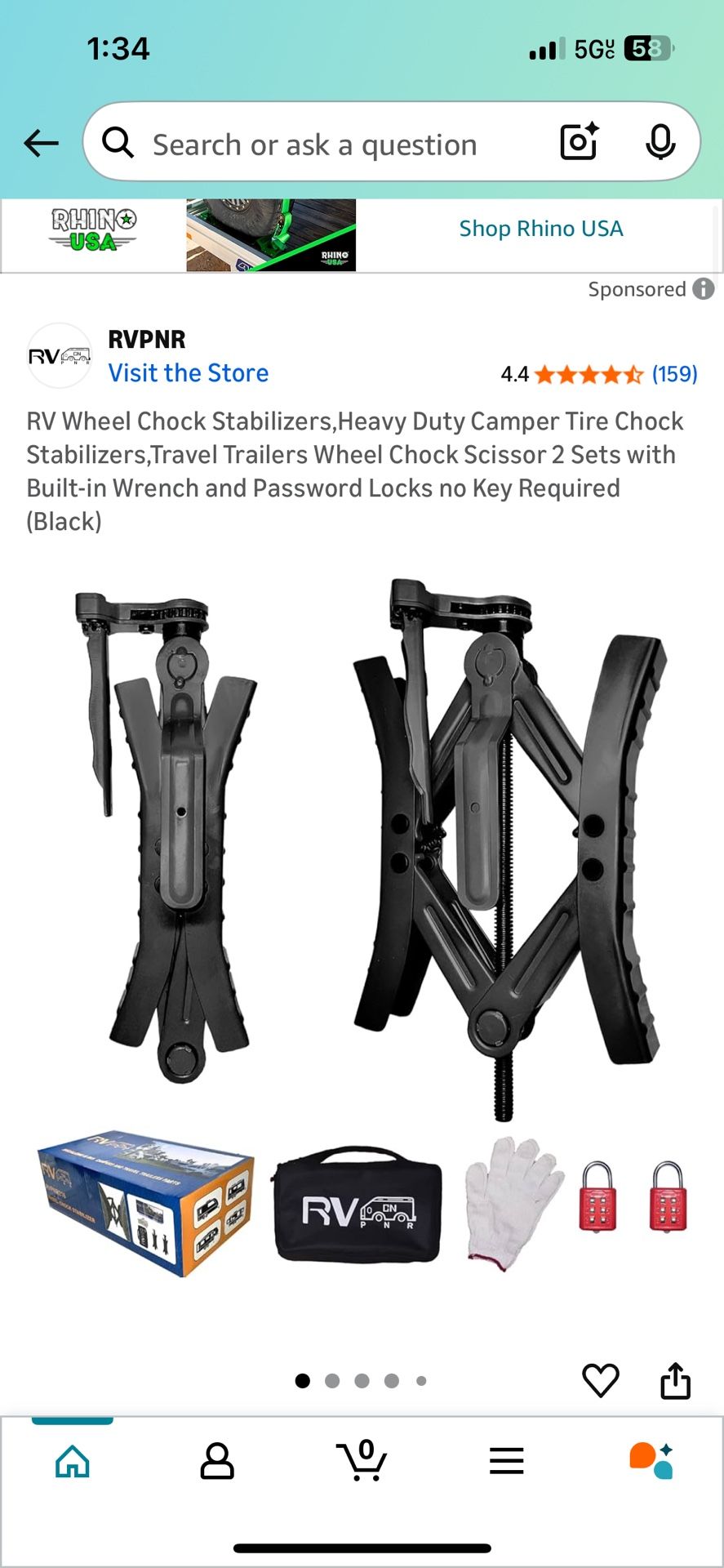Rv Wheel Chock Stabilizers 