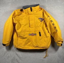 Vintage 90s Disney Store Tiger Half-zip Men’s S Pullover Hood Rain Jacket 90s