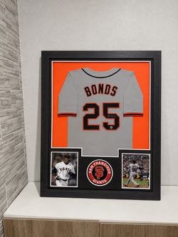 Barry Bonds Signed Jersey Framed San Francisco Giants Autographed 34”x42” w/COA