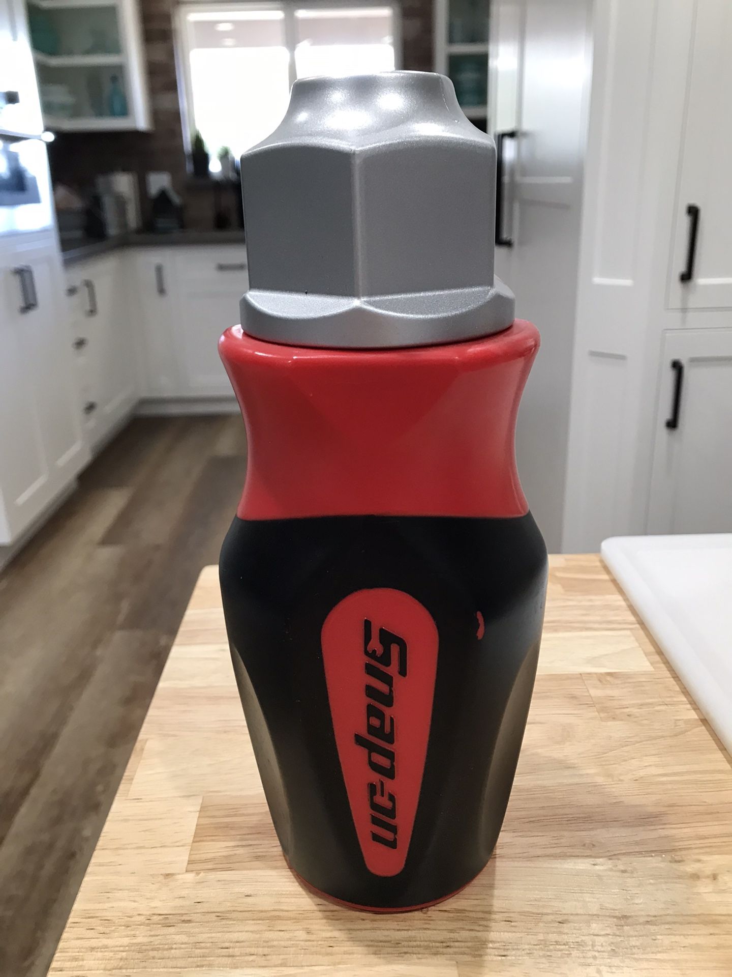 SNAP-ON TOOLS SCREWDRIVER HANDLE THERMOS, TUMBLER, TRAVEL MUG SSX2817 RED $20