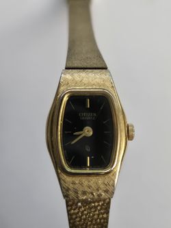 1990 Citizen model 3220-S11316 SMW Women's Gold Watch