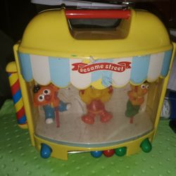 Vintage Preschool Sesame Street  Nursery Busy Box