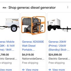 Generac Diésel Generator