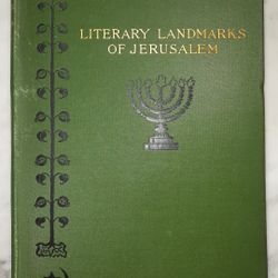 Literary Landmarks of Jerusalem 1895 Lawrence Hutton