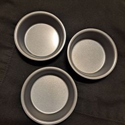 Set of 3 Mini Round Baking Pans