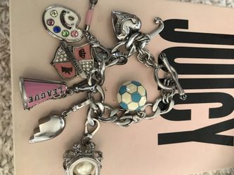 Juicy couture silver bracelets