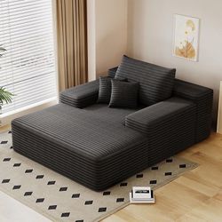 Oversized Chaise Lounge Cloud Boneless Chair Sleeper Couch