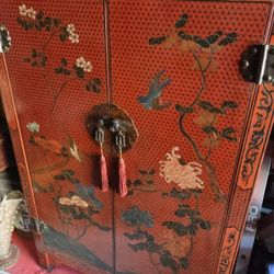 Antique East Asian Style Armoire