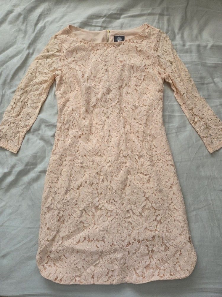 Pink Lace Dress - Vince Camuto Size 2