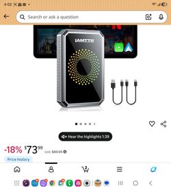 Wireless carplay adapter streaming movies