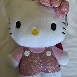Hello Kitty Plush Backpack 