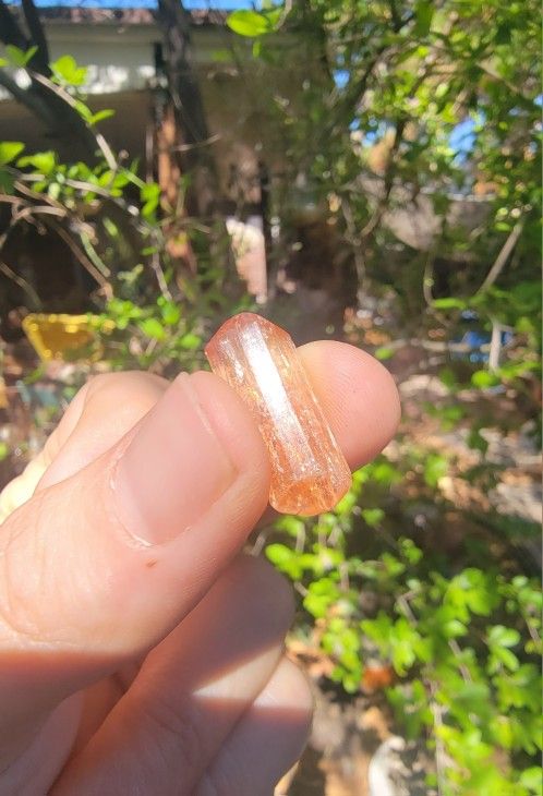 Doubly Terminated Imperial Topaz Crystal - Rare Minerals