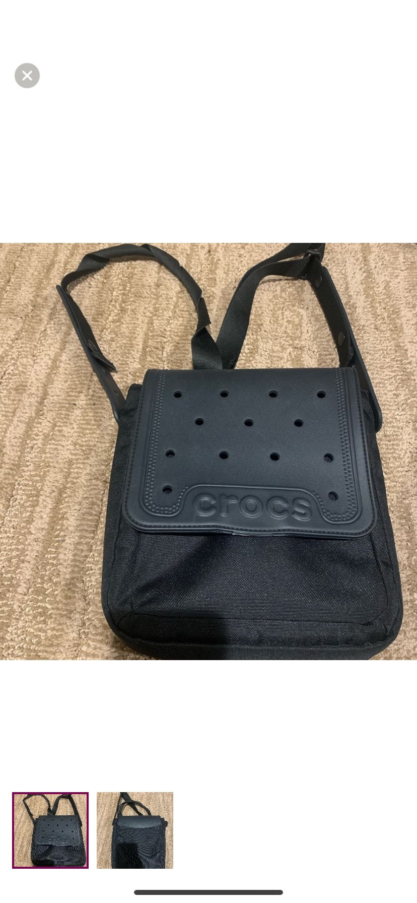 Crocs cross body bag