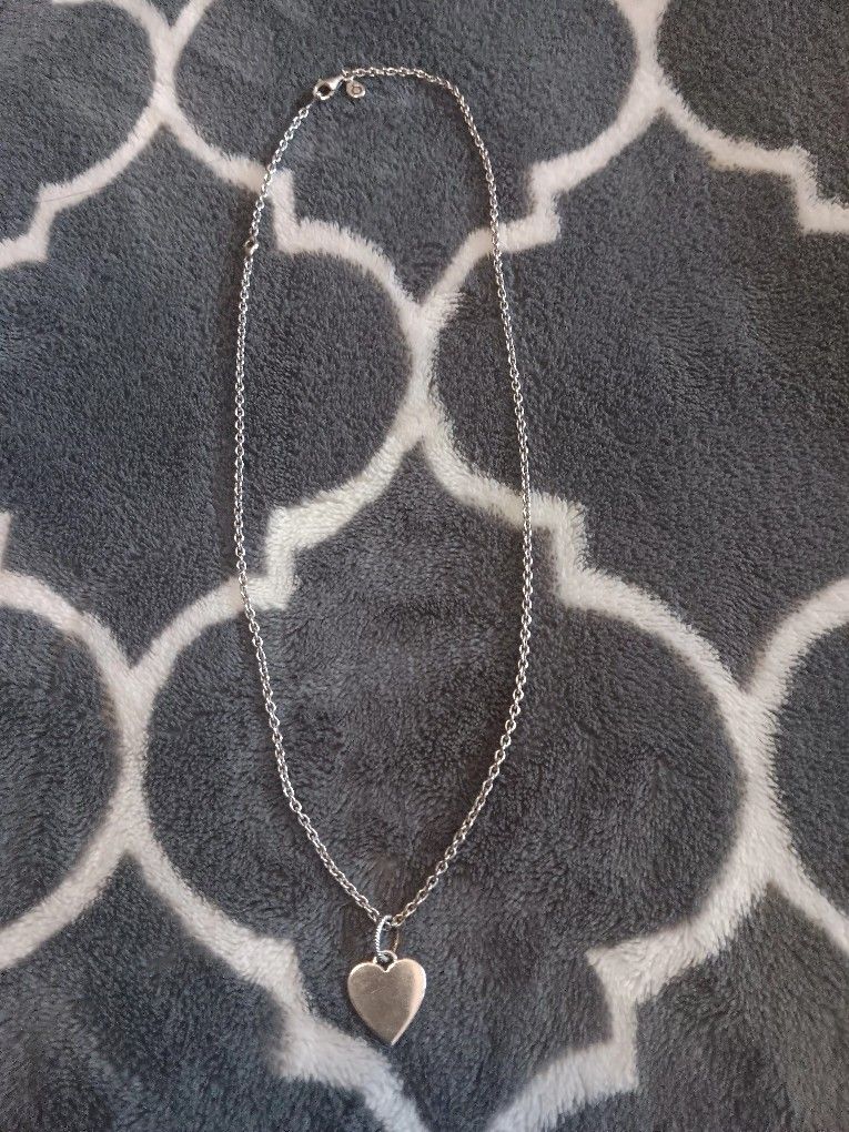 Pandora Necklace & Heart Charm