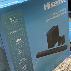 Soundbar With Wireless Subwoofer 