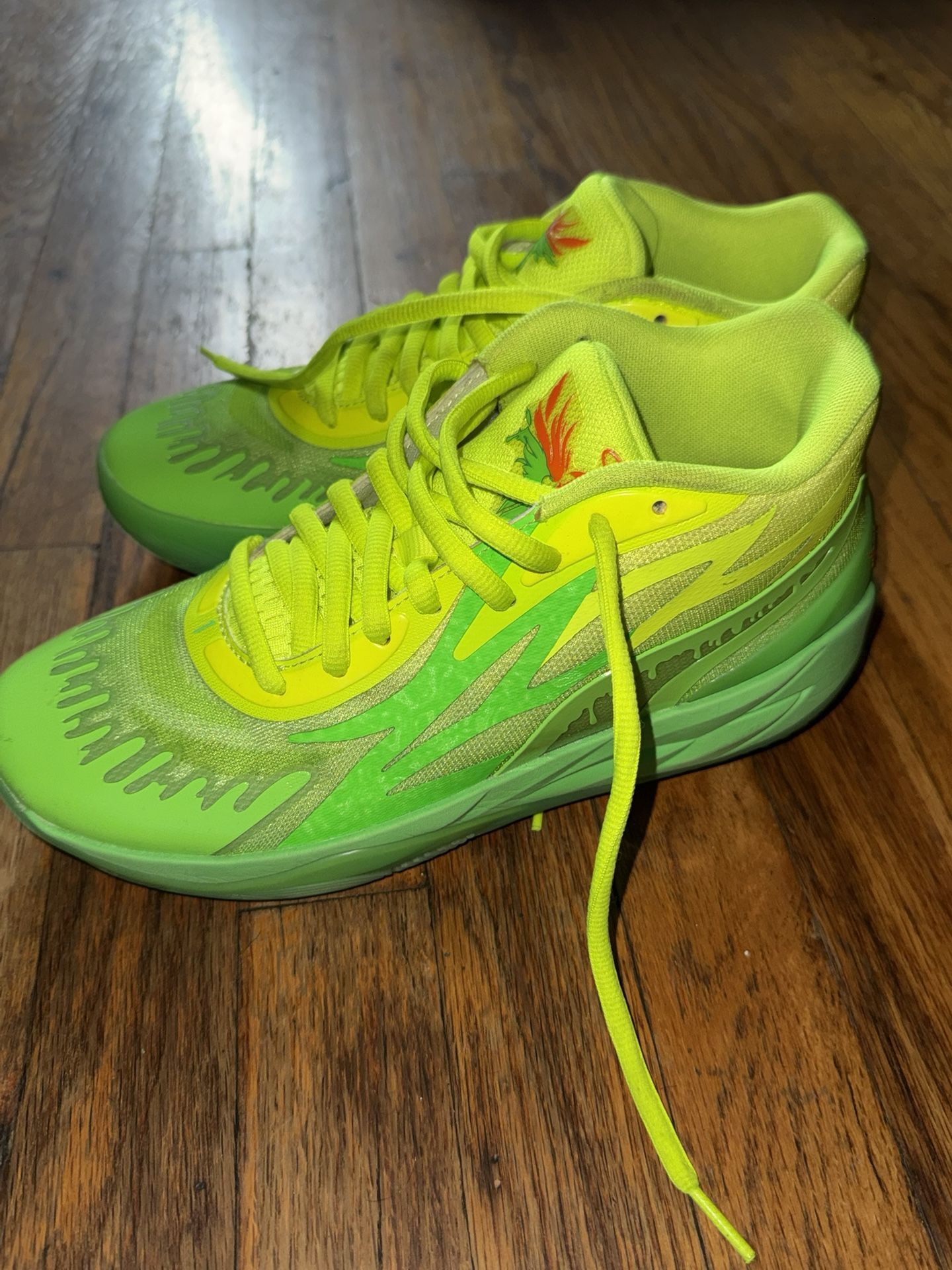 Puma LaMelo Ball MB.02 Nickelodeon Slime Basketball Sneakers Men’s 7