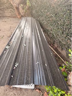 Free corrugated sheet metal 3x12 feet
