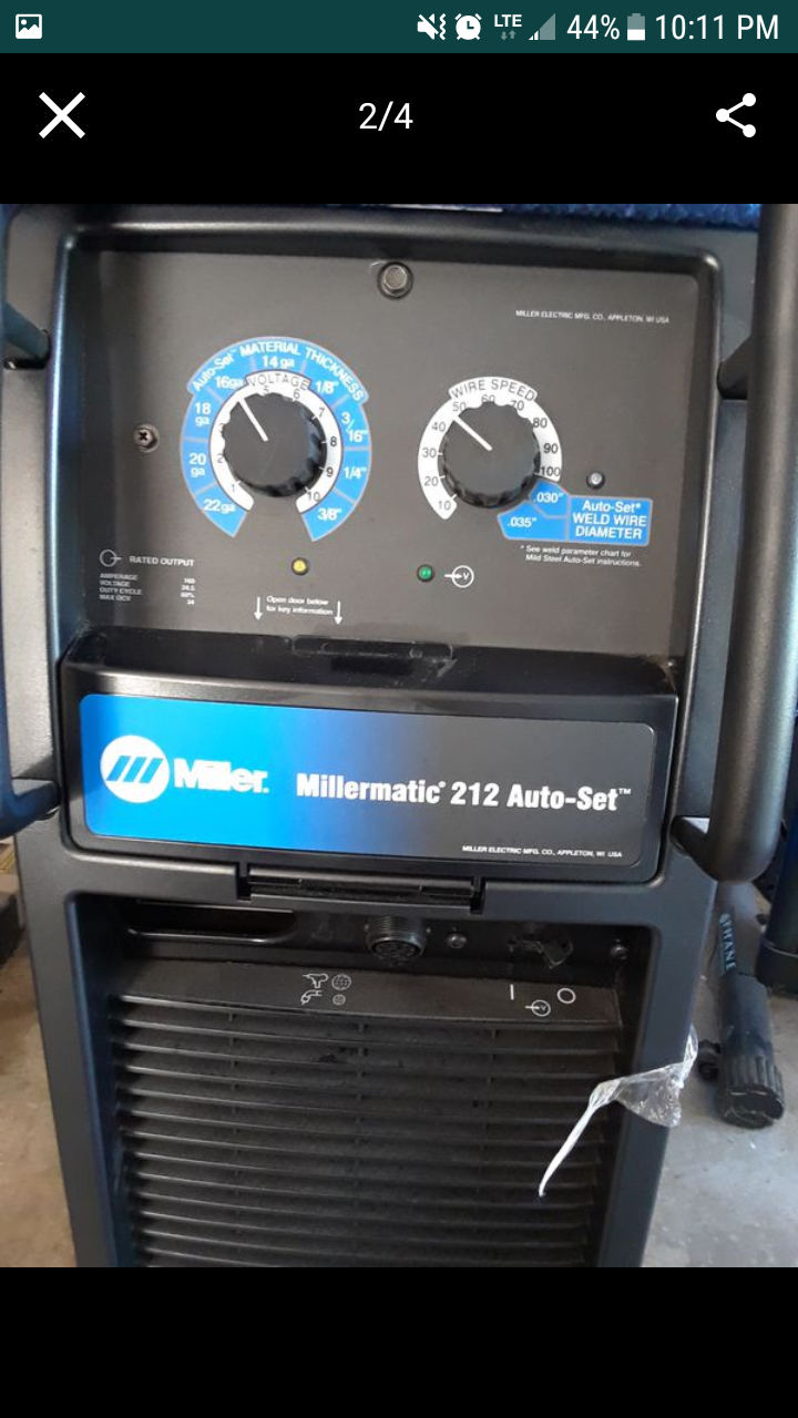 Millermatic 212 Auto - set