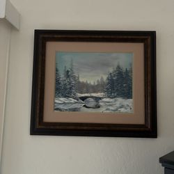 Winter Landscape Painting