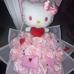 Hello Kitty Bouquet (18 roses) 