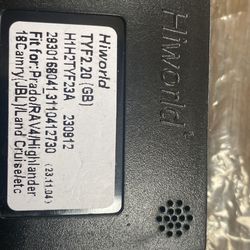 Hiworld TYF2 Car Stereo Box Decoder Adapter For Toyota, Camry, Tundra