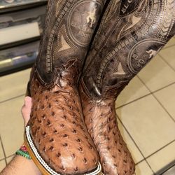 Botas de avestruz