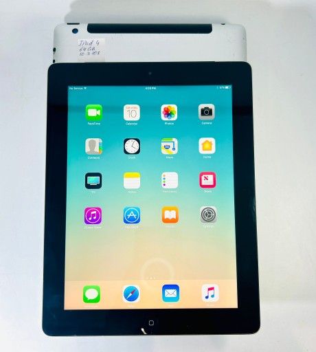 π iPad 4 64GB Cellular Unlocked
iOS 10 Fully Functional ON SALE!! $70 Each