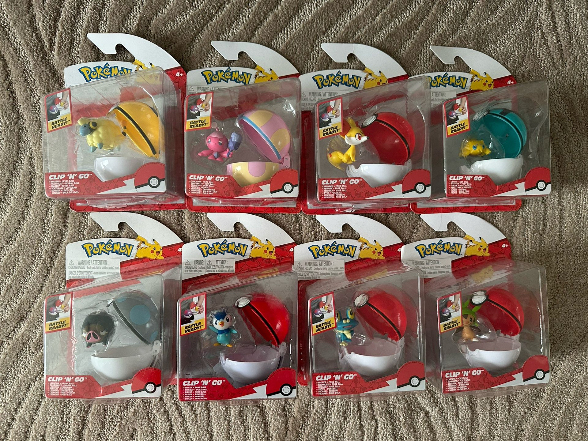 Clip N Go Pokémon Lot