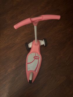 Kids pink scooter